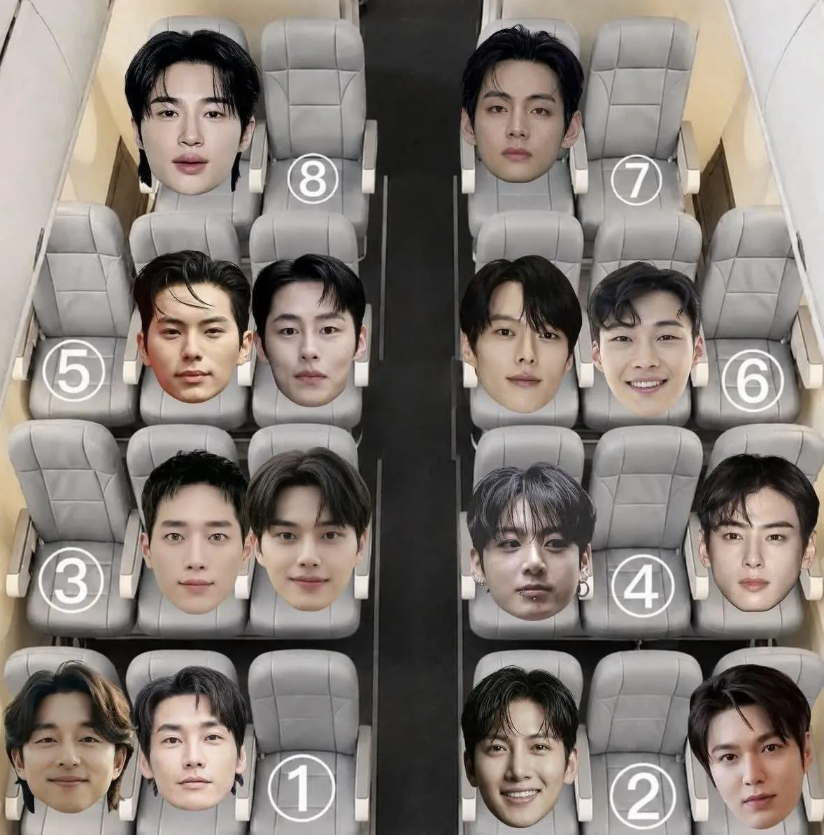 K-Drama Fandom's Ultimate Flight Fantasy: Who Sits Next to You? cover