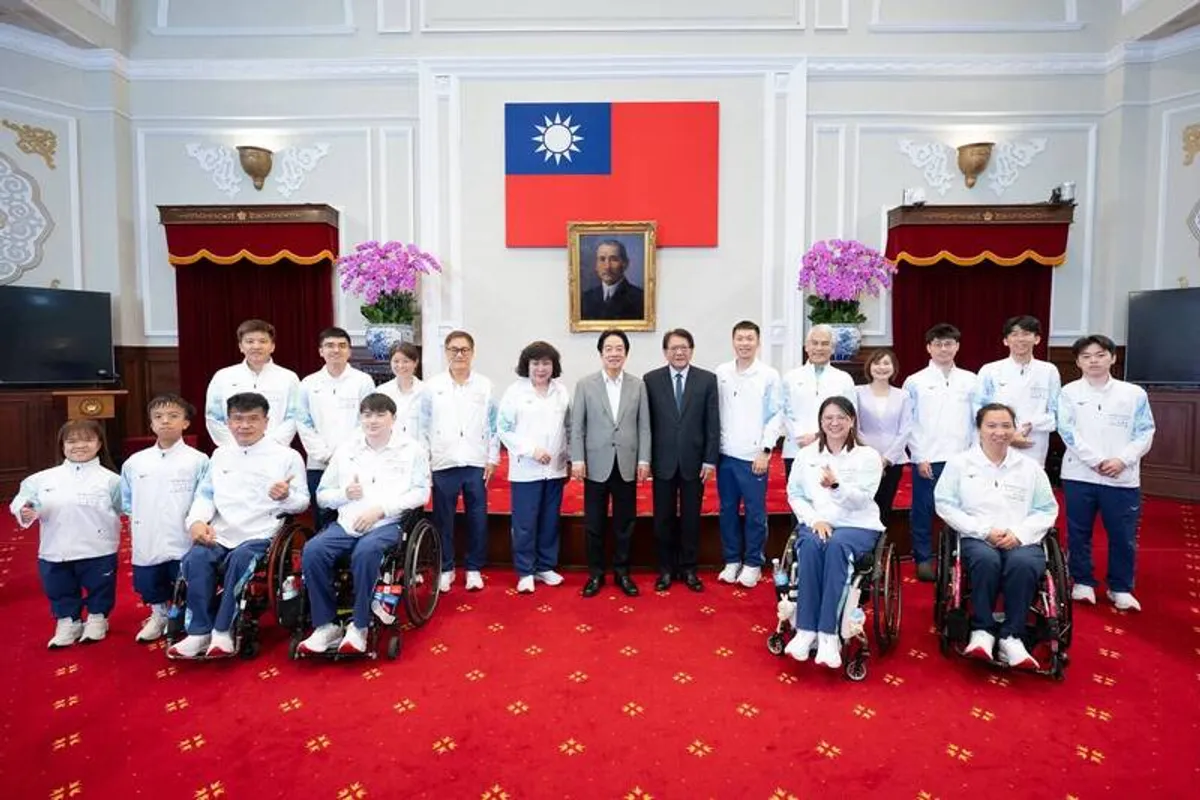 台灣亞帕運代表團奪20面獎牌 總統接見致謝 cover