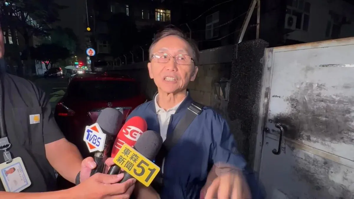 涉違反選罷法遭搜索 吳子嘉訊後自行離去 cover