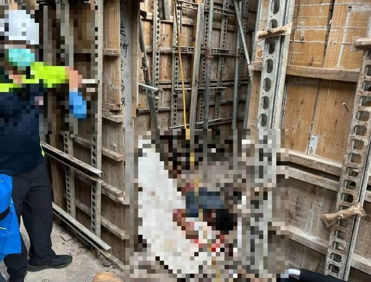 基隆七堵建案工安意外 30歲工人遭掉落板材砸中身亡 cover
