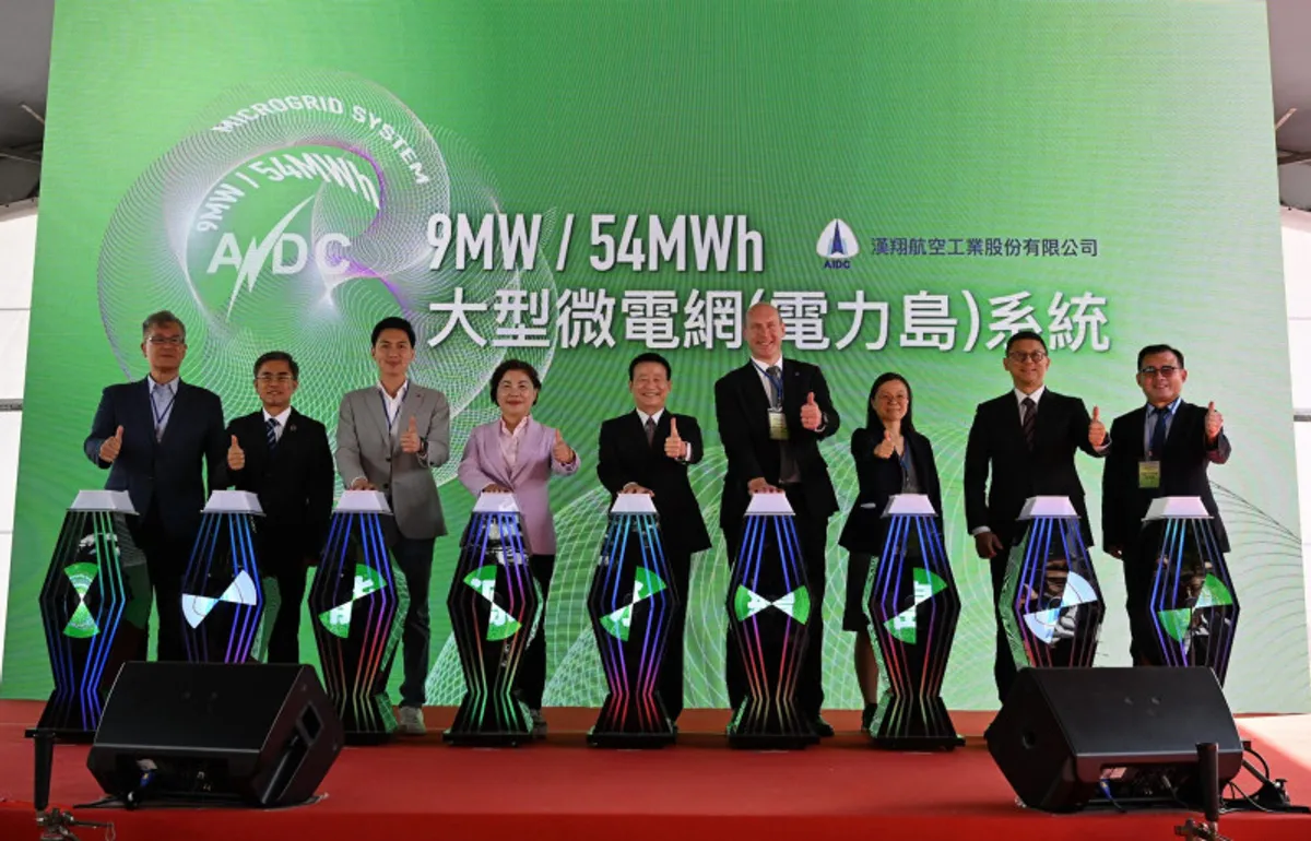 漢翔9MW電力島啟用 全台最大工業儲能微電網 cover