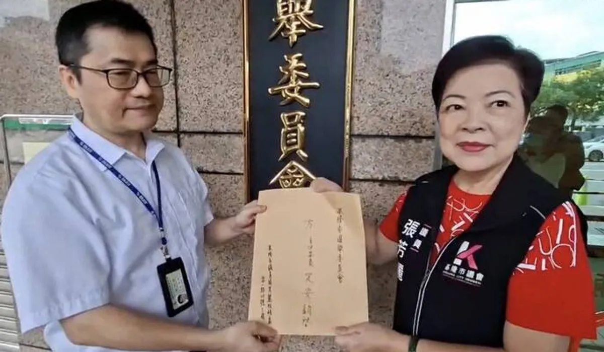 資格不符無法抽籤 基隆議員張芳麗赴選委會陳情 cover