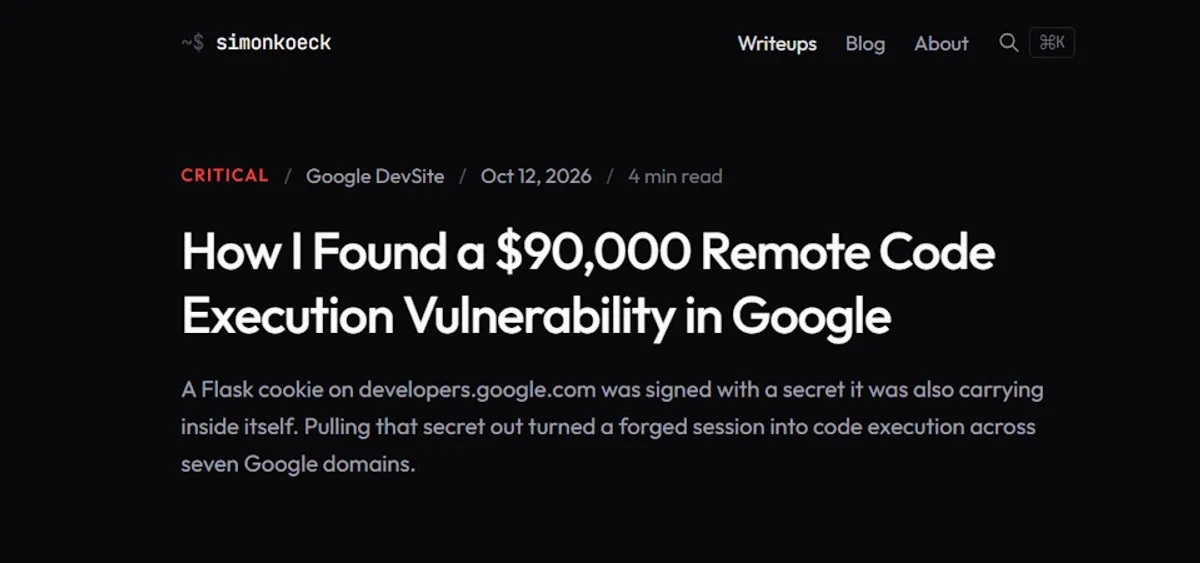 Google開發者平台爆漏洞 未登入也能執行程式碼 cover