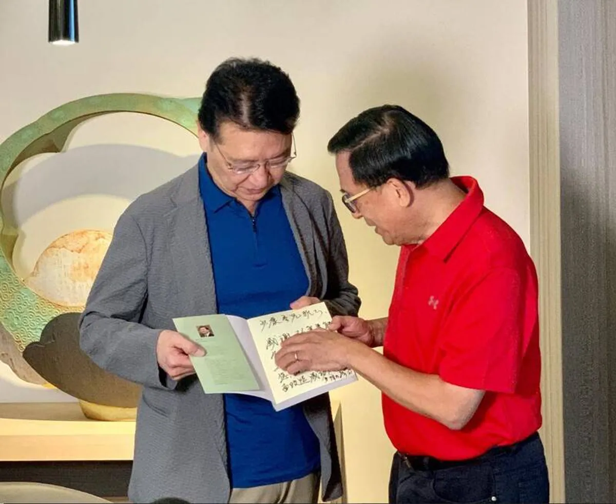 陳水扁貼六年前合照聲援趙少康 嘆兩人訪問命運大不同 cover