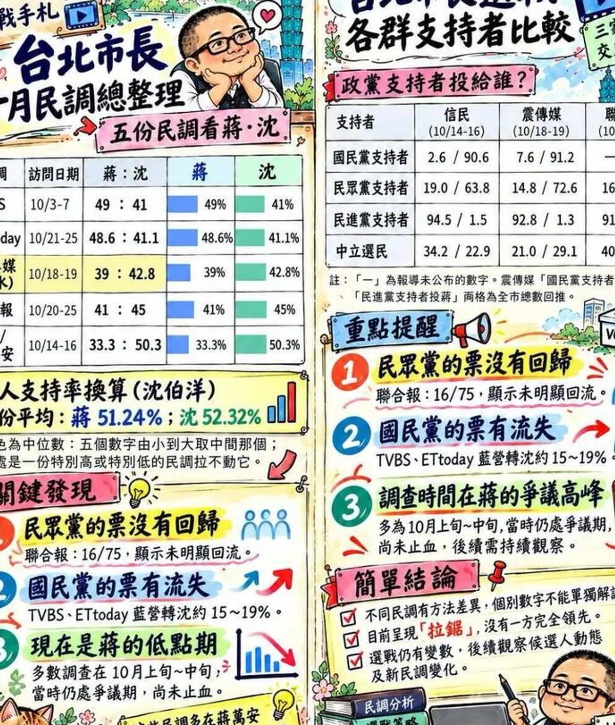 北市長選戰最後30天 學者：比誰犯錯少更關鍵 cover