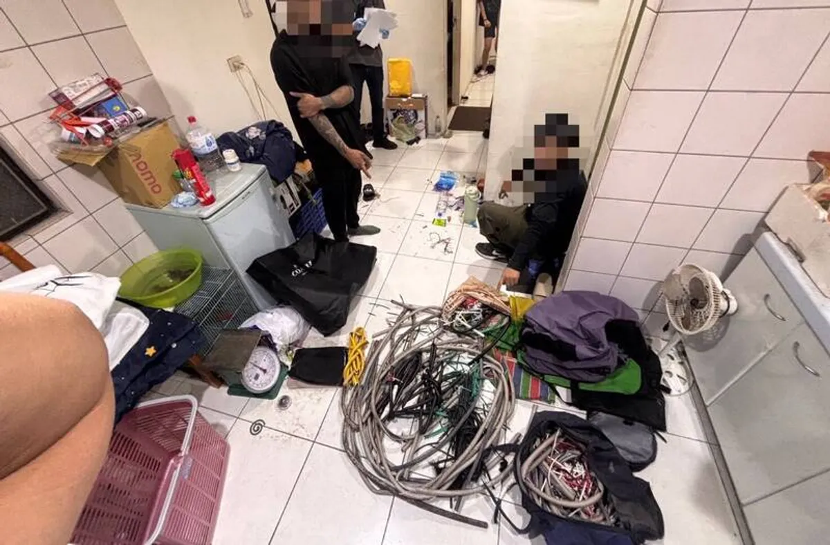 林口郊區連傳電線竊案 毒鴛鴦落網移送偵辦 cover
